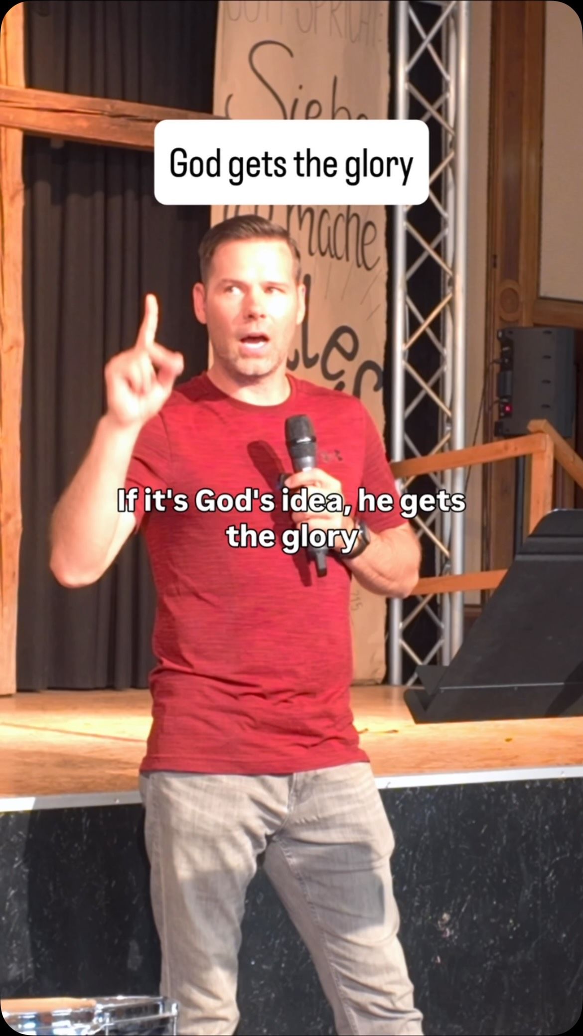 Give God the glory always